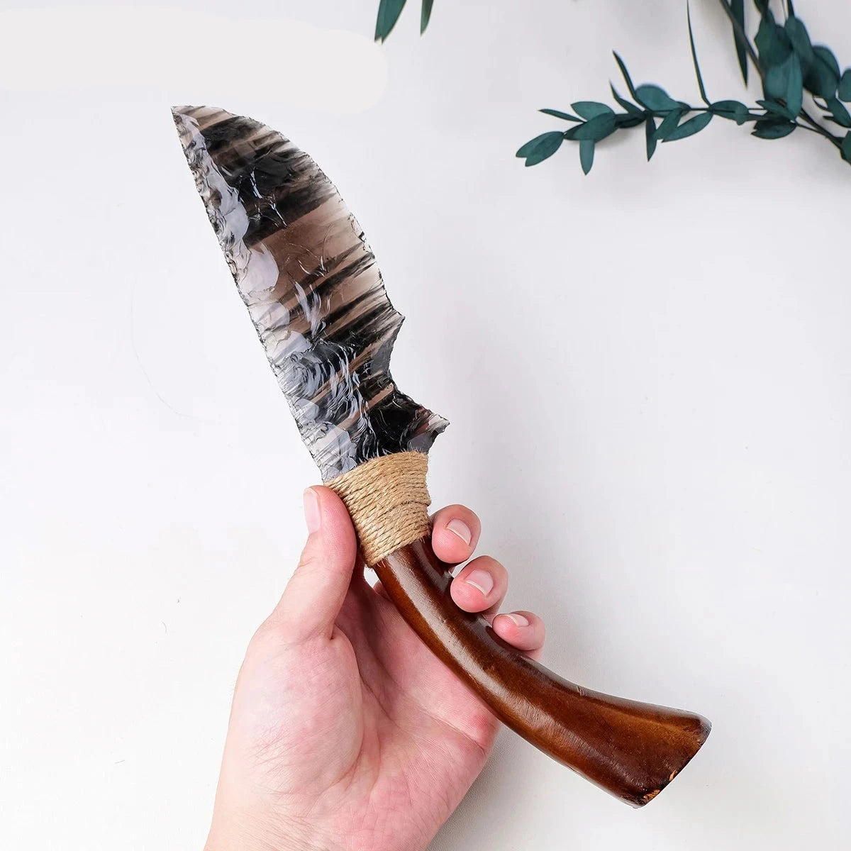 Vorgan The Dozer's Obsidian Daggers Natural Stone Altar Knives