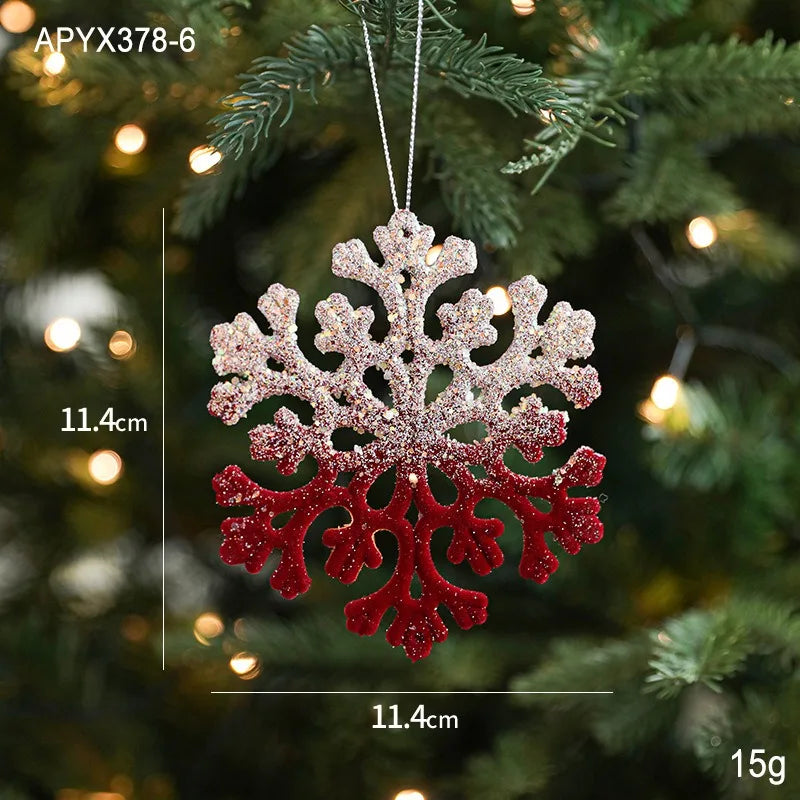 Christmas Snow Kissed Hanging Ornaments Ballet Girl Elk Swan
