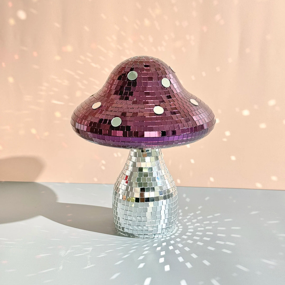 Disco Mushroom Mirror Ball Ornament Home Decor