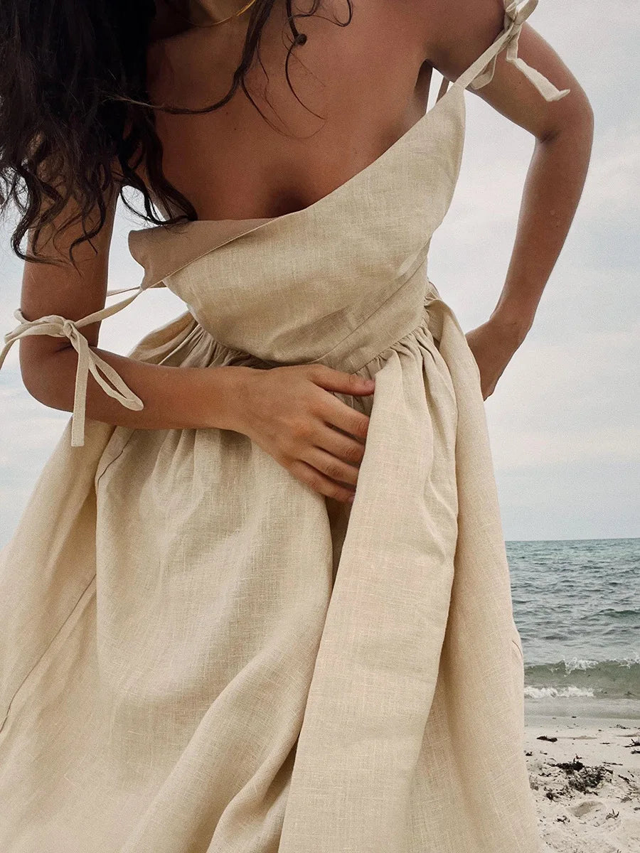 Eden's Cotton Linen Dress