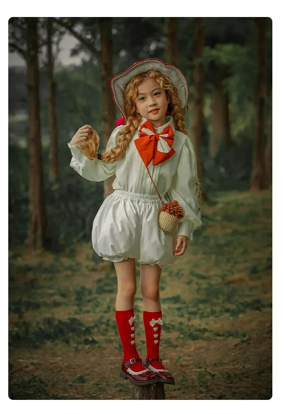 Handmade Little Red Mushroom Costume Set