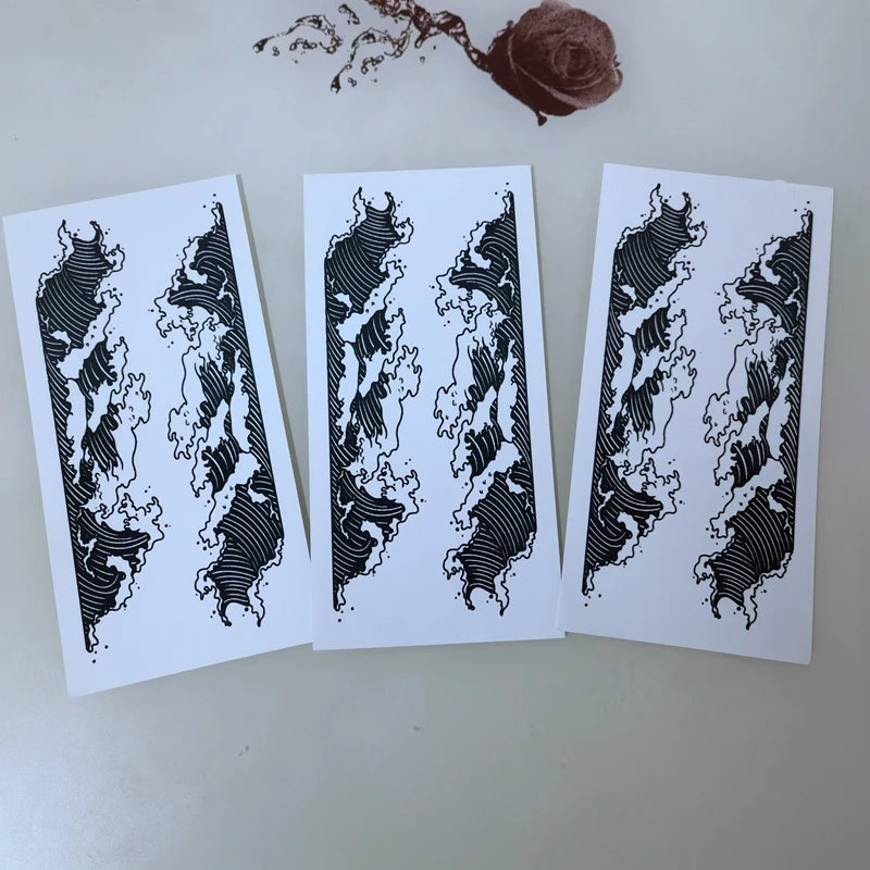 Dark Bow Temporary Tattoos Body Art