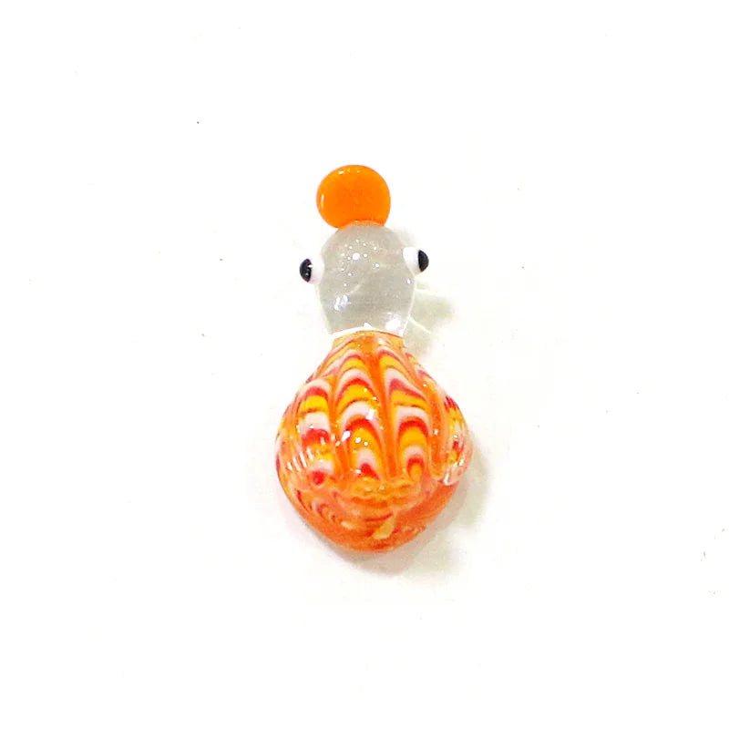 Glass Duck Mini Figurines Tea Pets