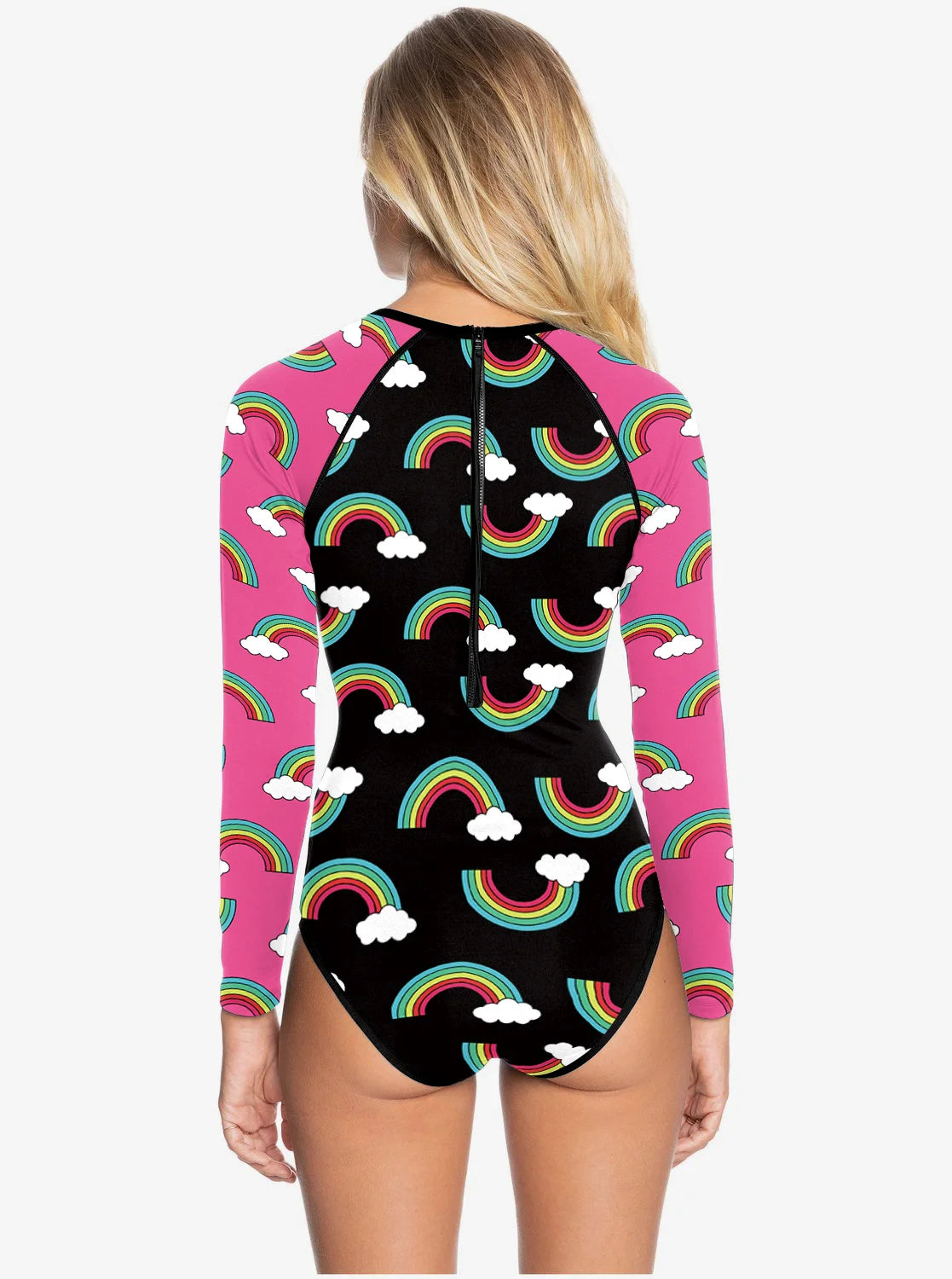 Long Sleeve Swimwear One-piece Surfing Swimsuit