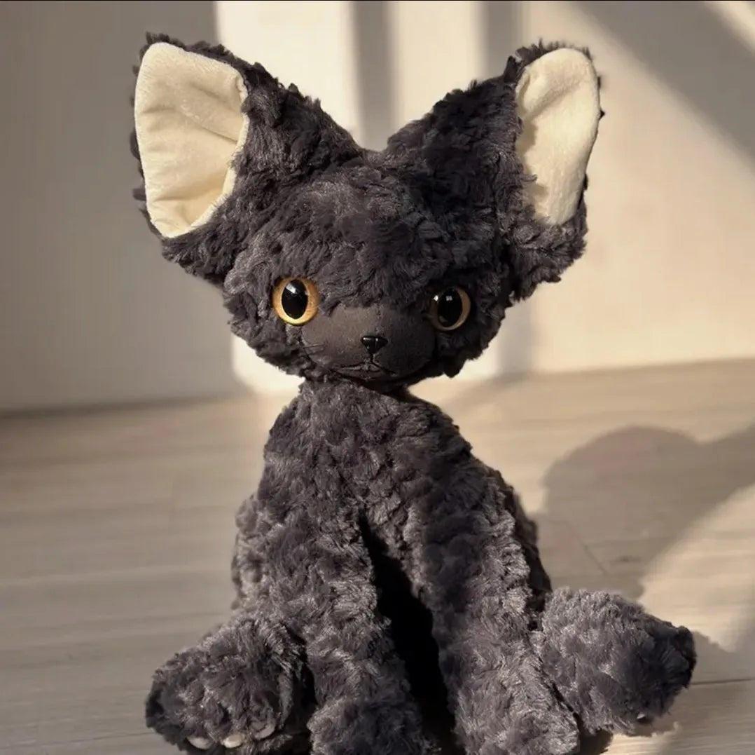 Cute Big Ear Cat Plushie Soft Toy Stuffed Animal
