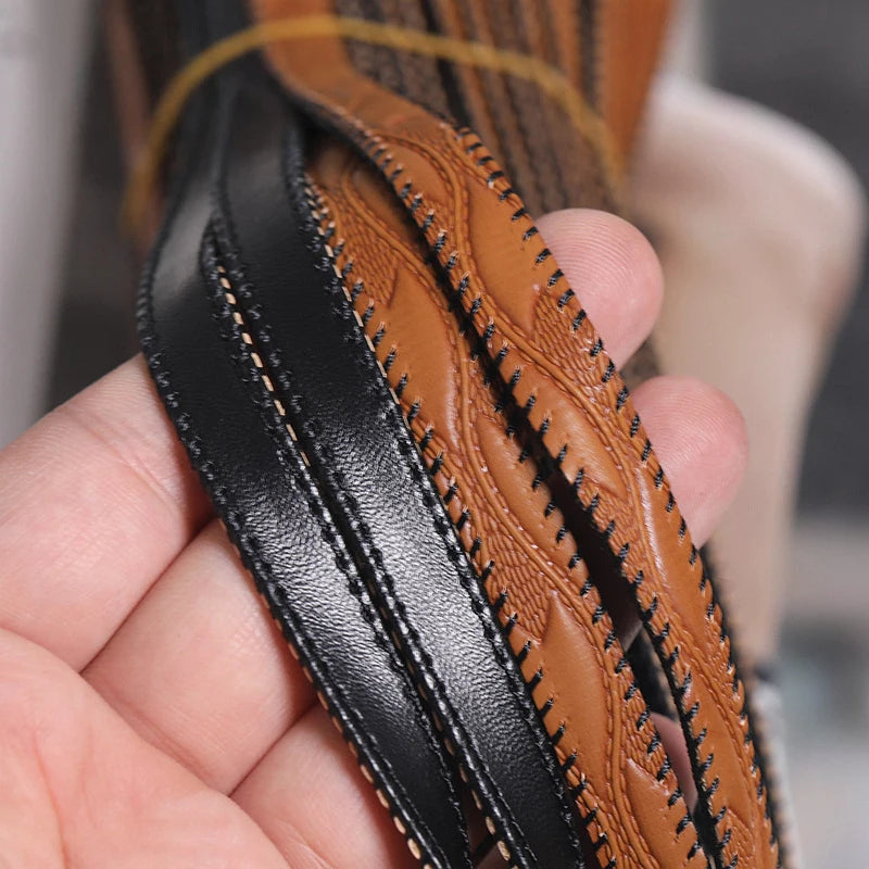 1/2/5/10M Faux Leather Rope 10mm wide Leaf Embossed Flat Ribbon DIY Craft