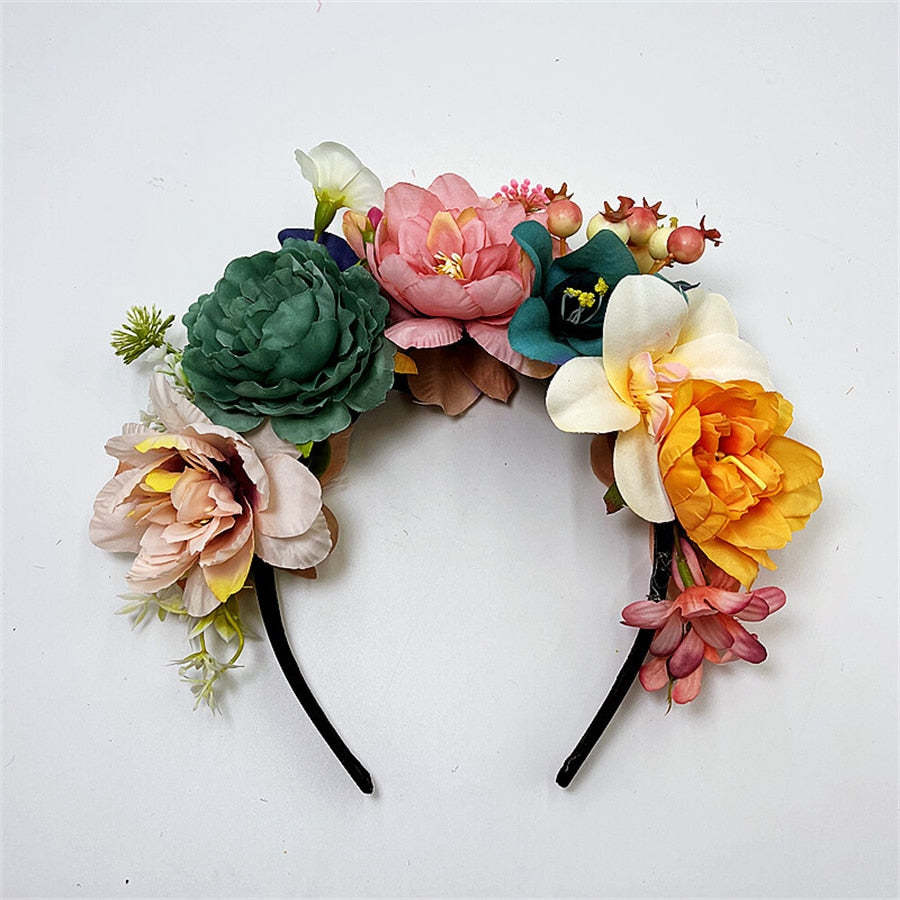 Spring Goddess Flower Crowns Floral Headband