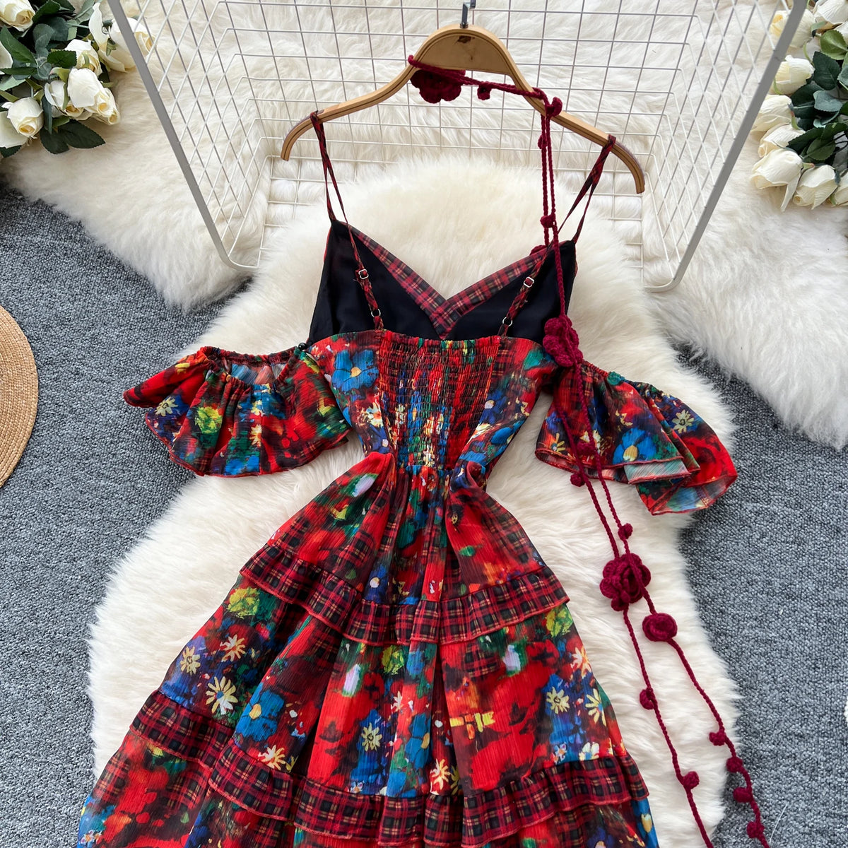 Fiesta Plaid Dress