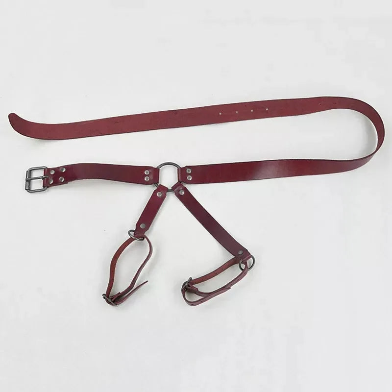 Medieval Sword Belt Sheath PU Leather Scabbard Larp Rapier Katana Holder Cosplay Props