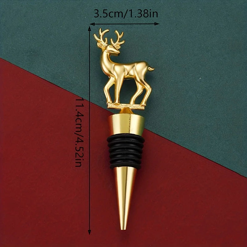 Christmas Reindeer Wine Stopper