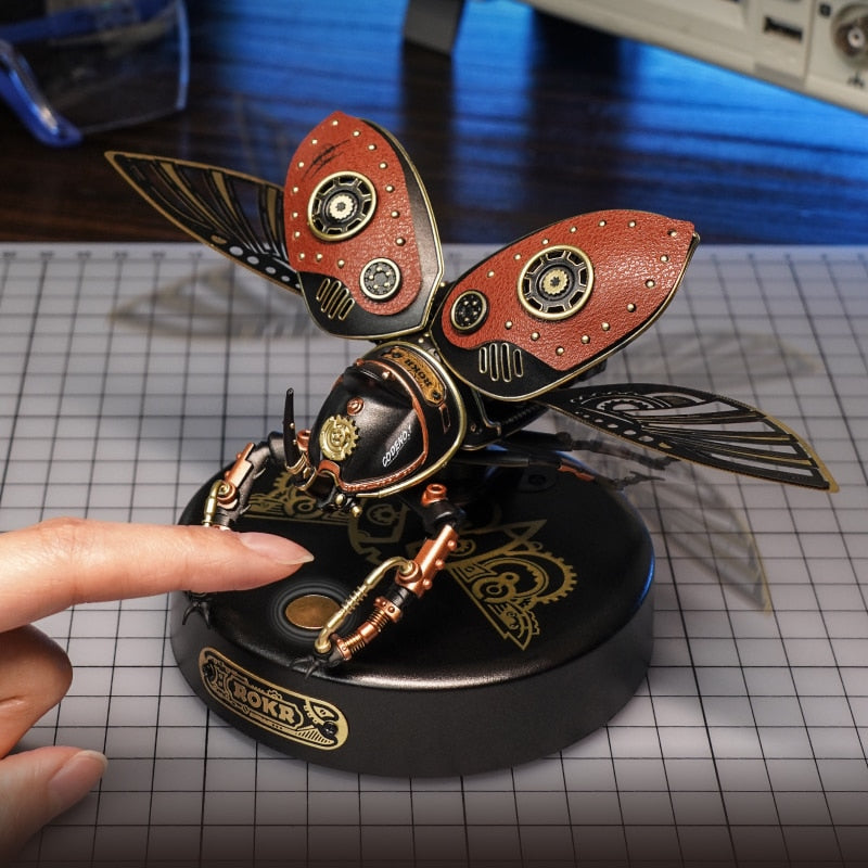 Biopunk Rhino Beetle DIY 3D Wooden Model Kit