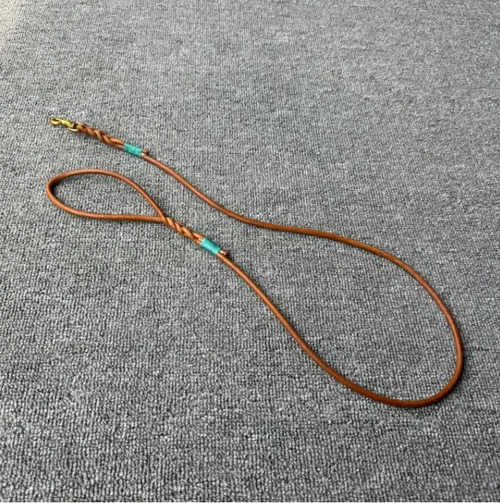 Handmade Genuine Leather Small Dog Leash Pet Accessories