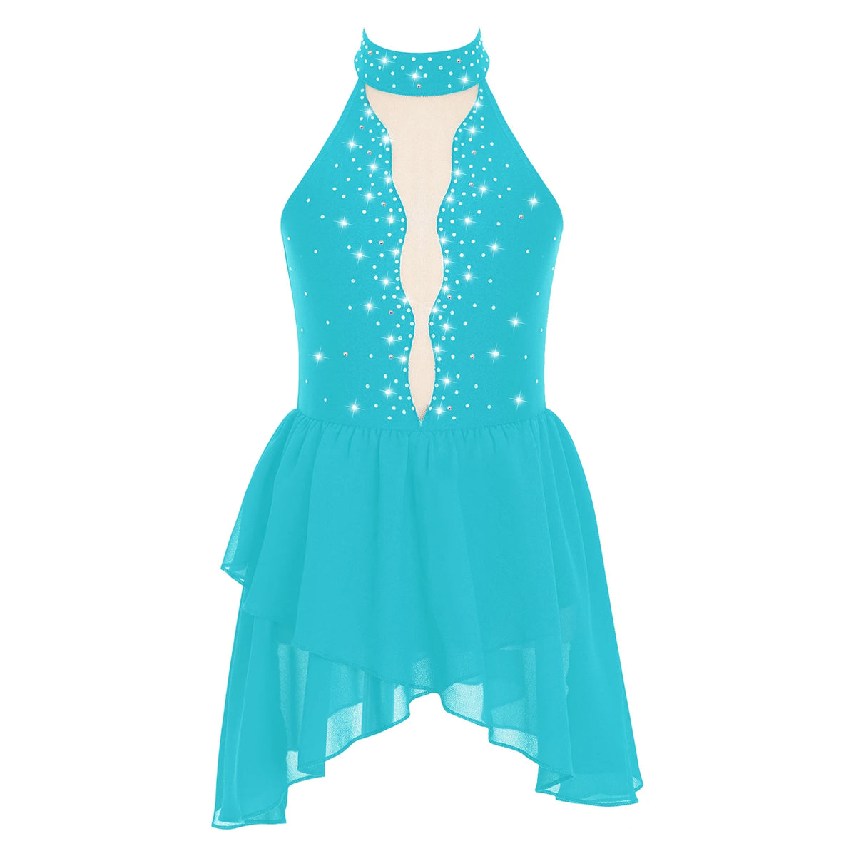 Girls Ballet Leotard Figure Ice Skating Dancewear Stage Costume