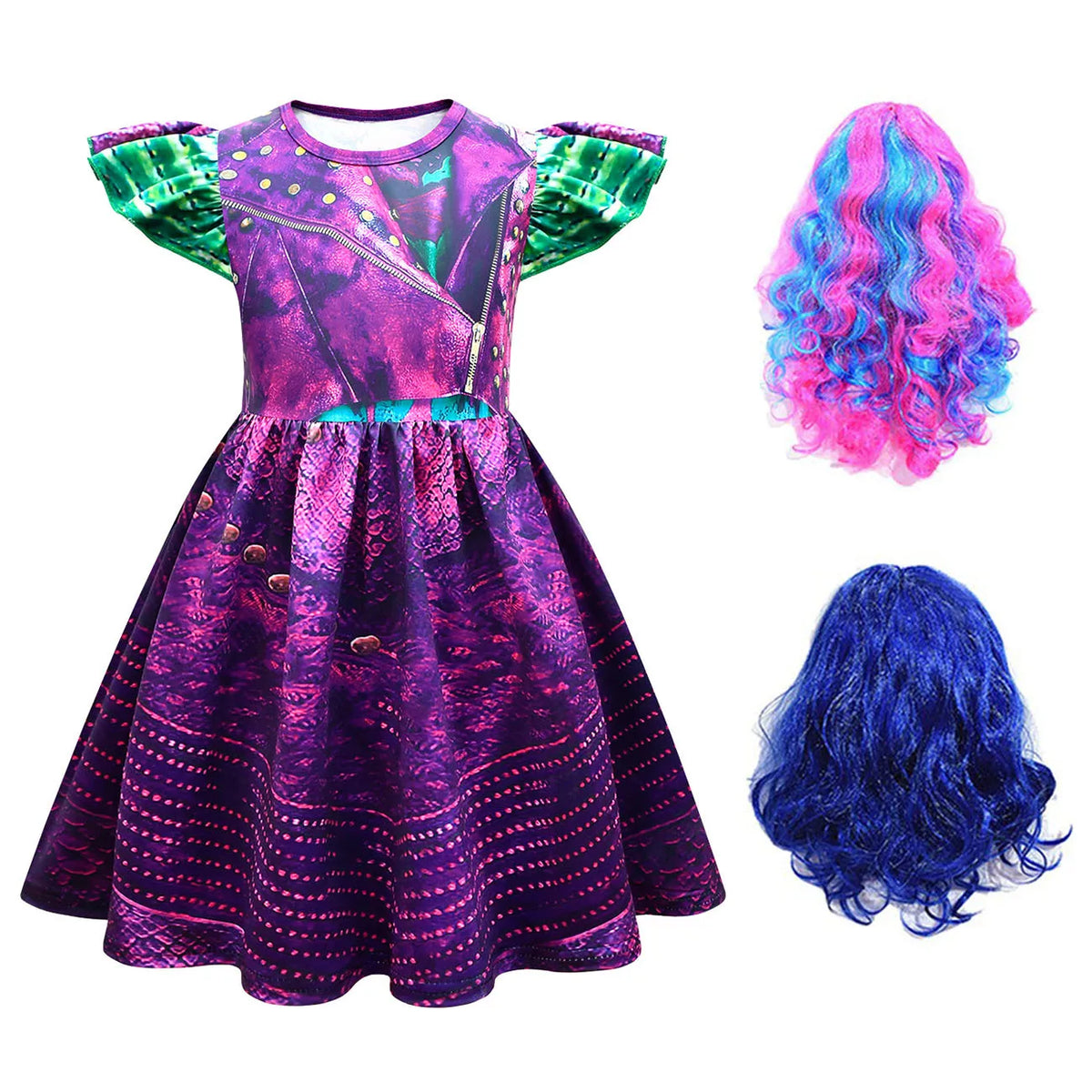 Descendants 3 Mal Evie Costumes for Girls Cosplay Costume