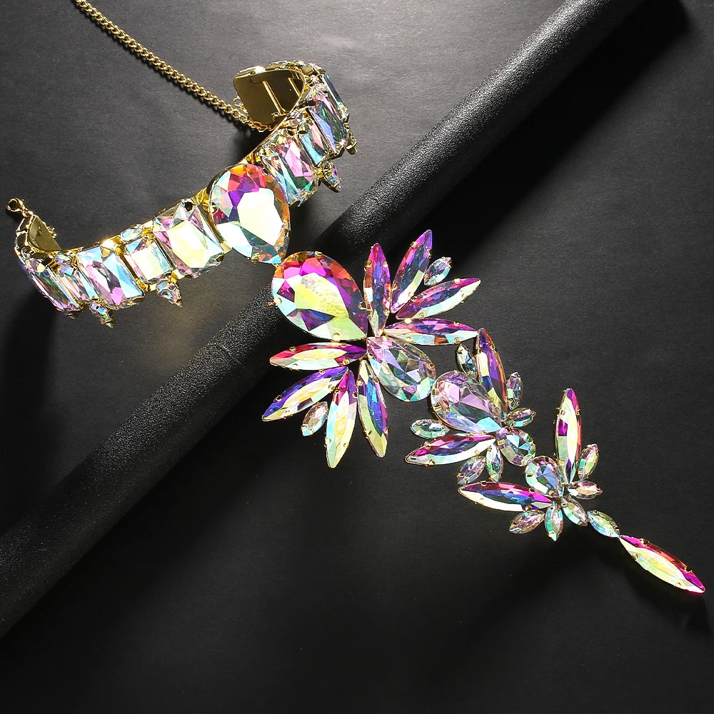 Long Pendant Exaggerated Choker Necklace Statement Jewellery