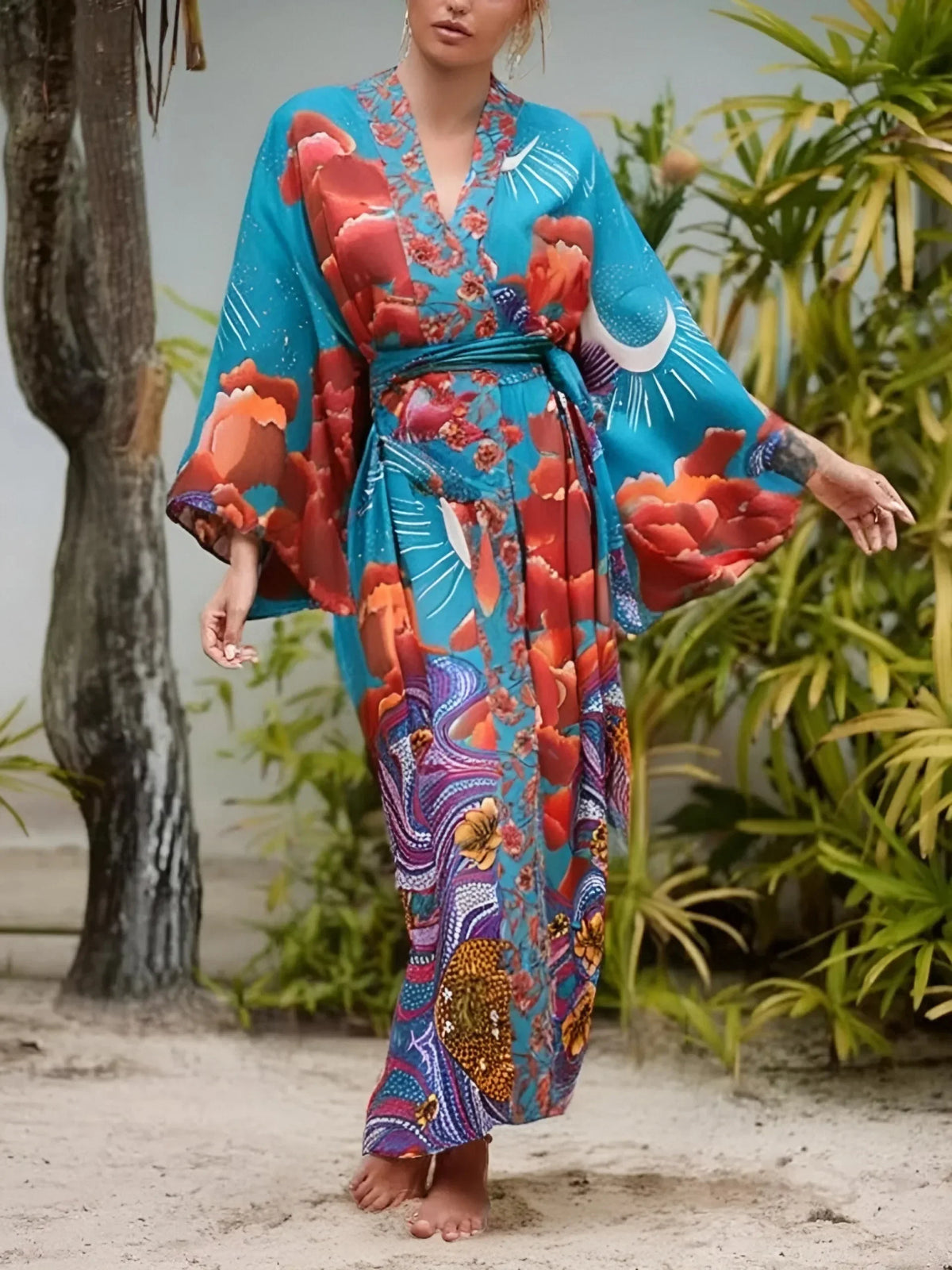 California Dreamin' Long Kimono Robes
