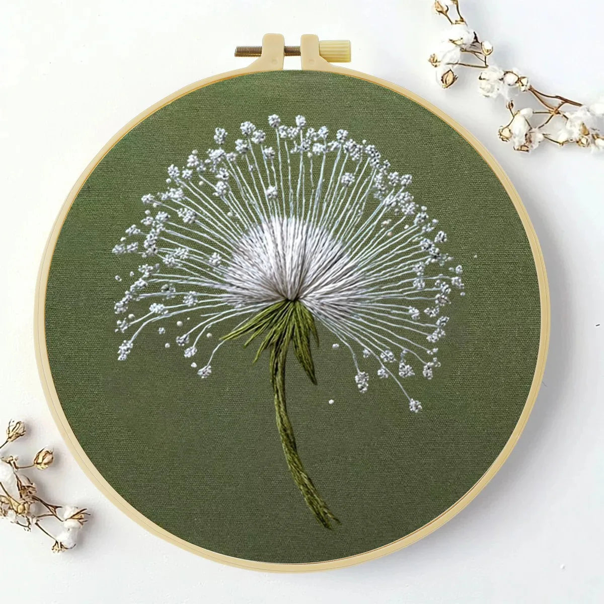 Dandelion DIY Embroidery Kit for Beginners