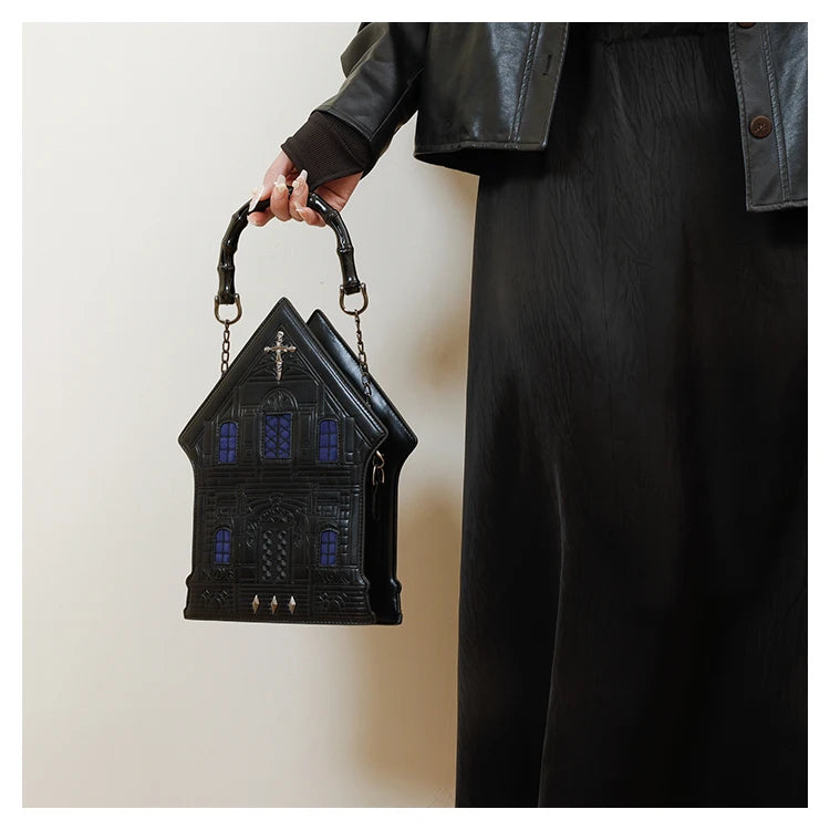 Haunted House Crossbody Bag