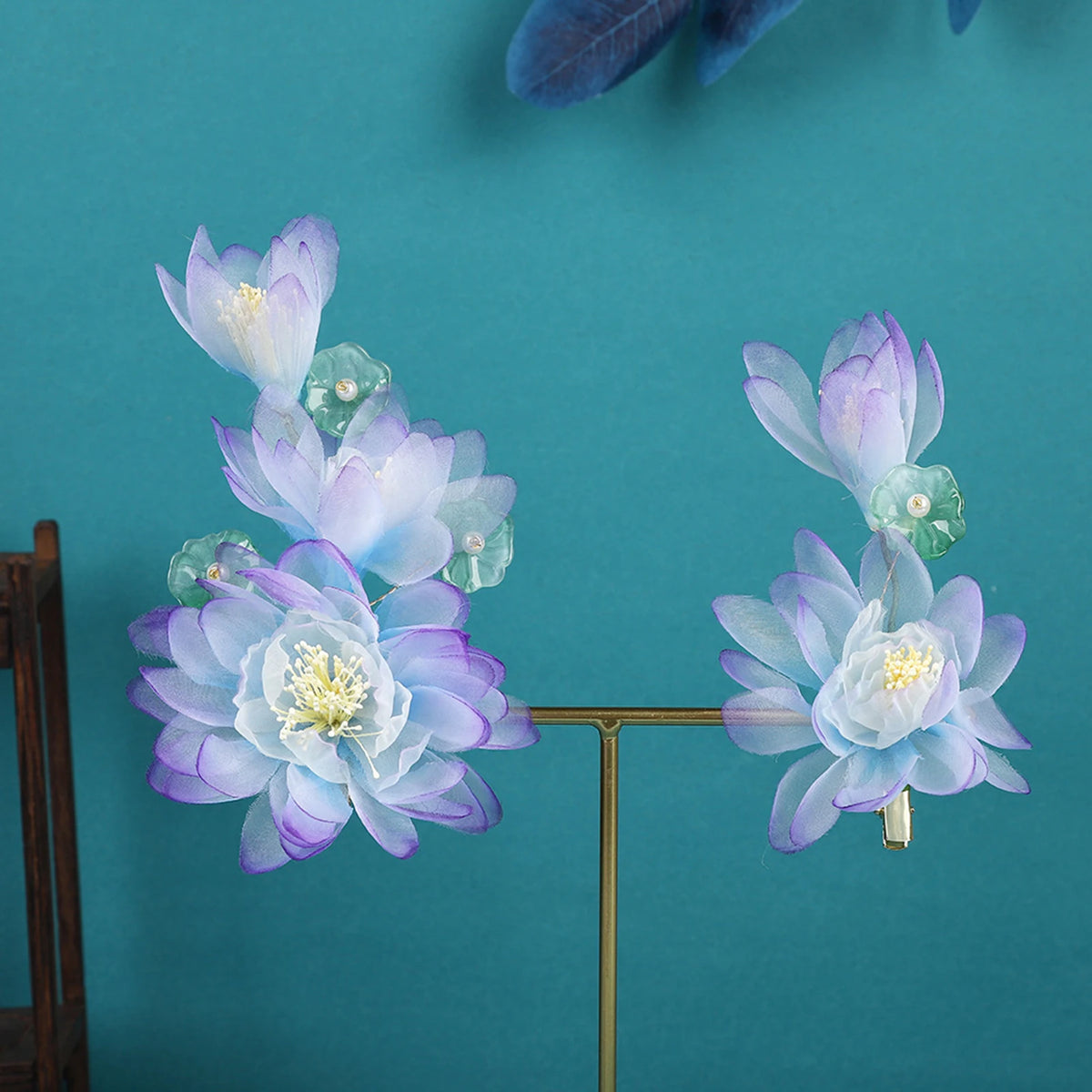 Silk Peony Hair Clip 1/2pcs Flower Hairpins Handmade Bridal Hair Accessories