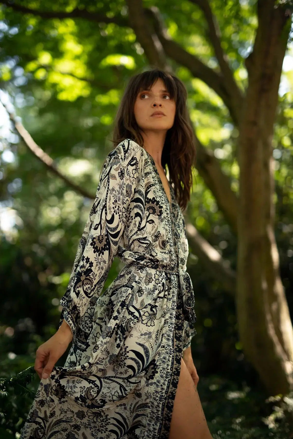 Charmy's Cover-up Long Kimono Robe