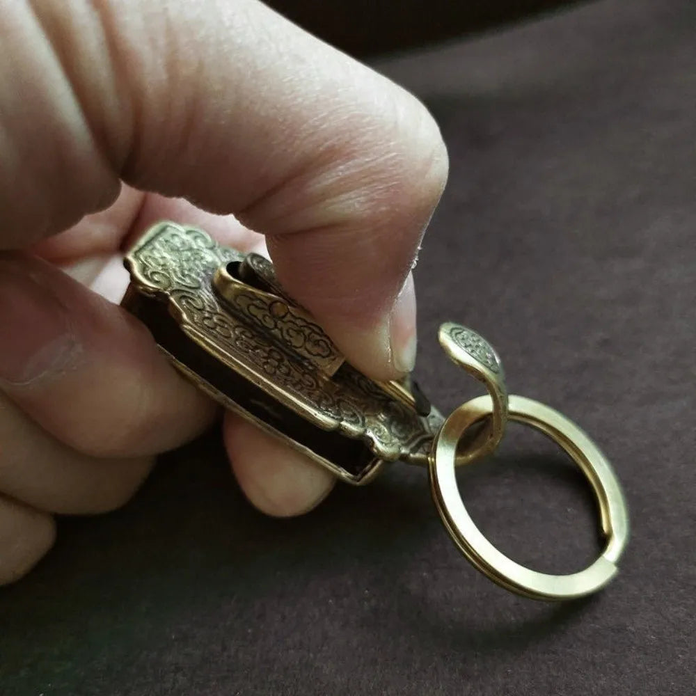 Fancy Pants Brass Keychain Belt Hook