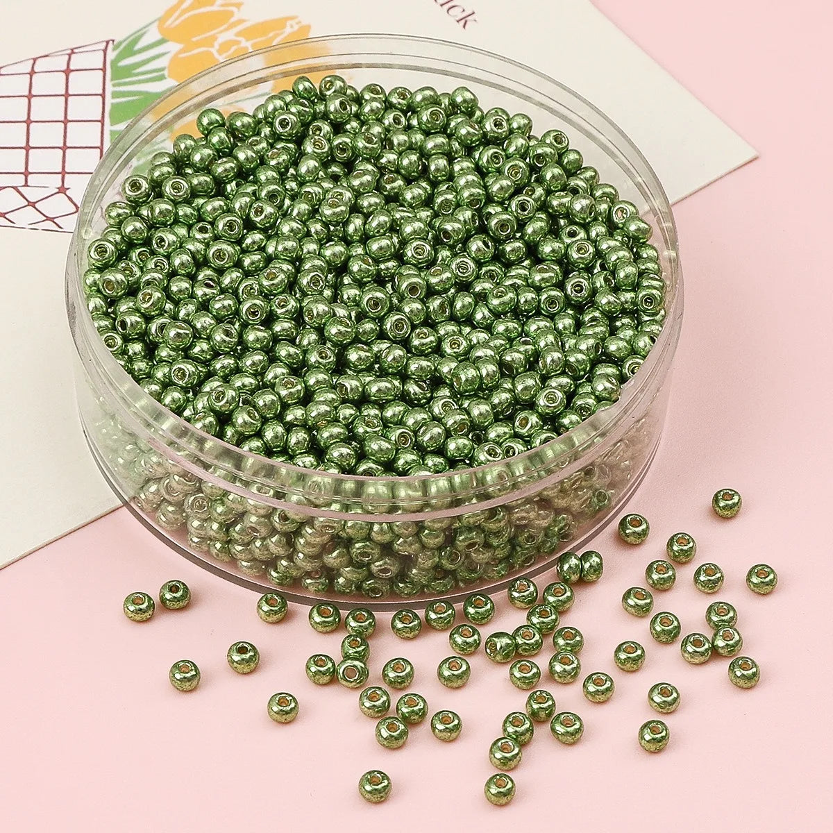 2 3 4mm Metallic Plated Glass Seed Beads Round Japanese Miyuki Seedbeads Loose Spacer Beads for Jewerly Making DIY Needlework