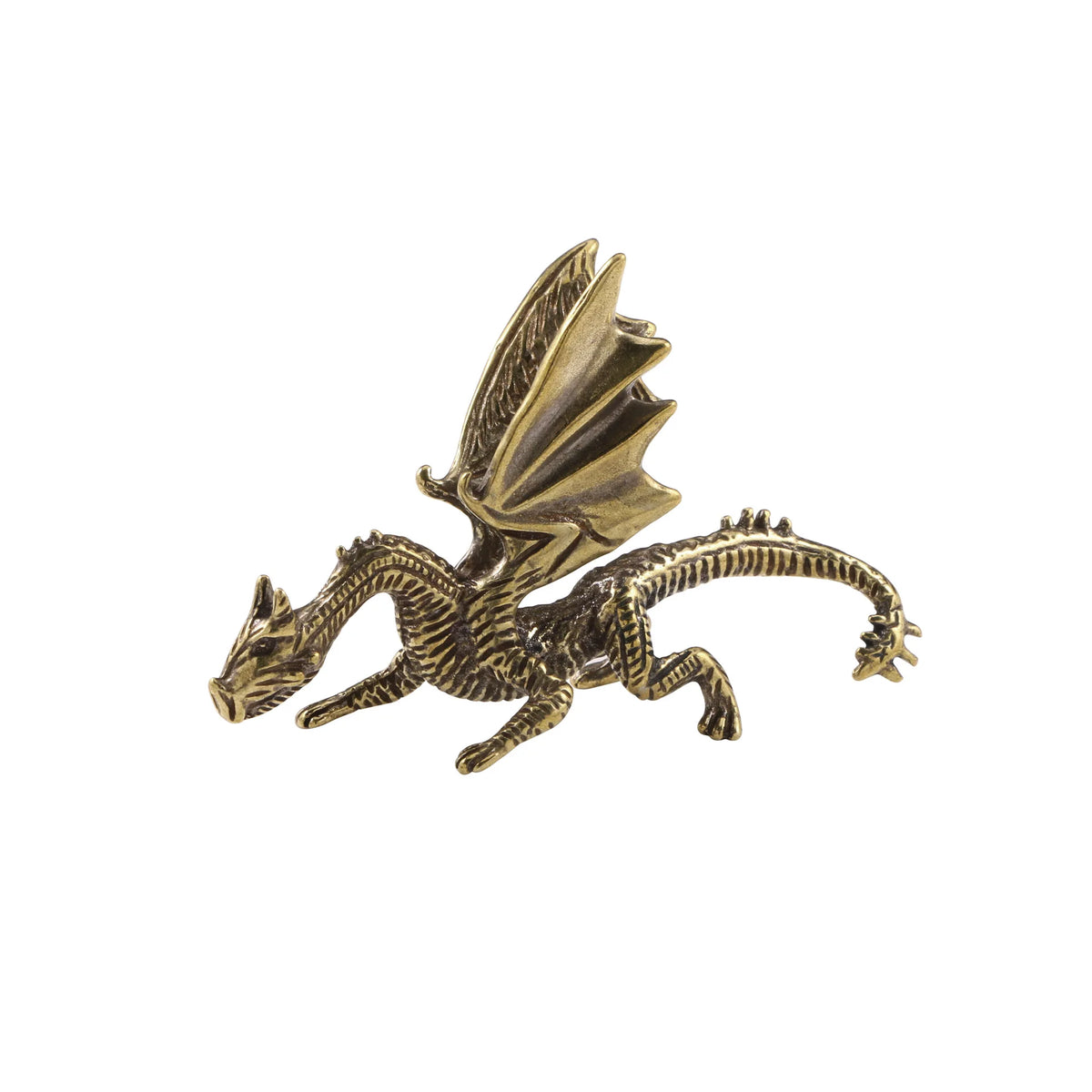 Copper Dragon Figurine Tea Pets