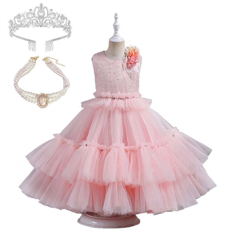 Cupcake Fluffy Tulle Tiered Party Dresses