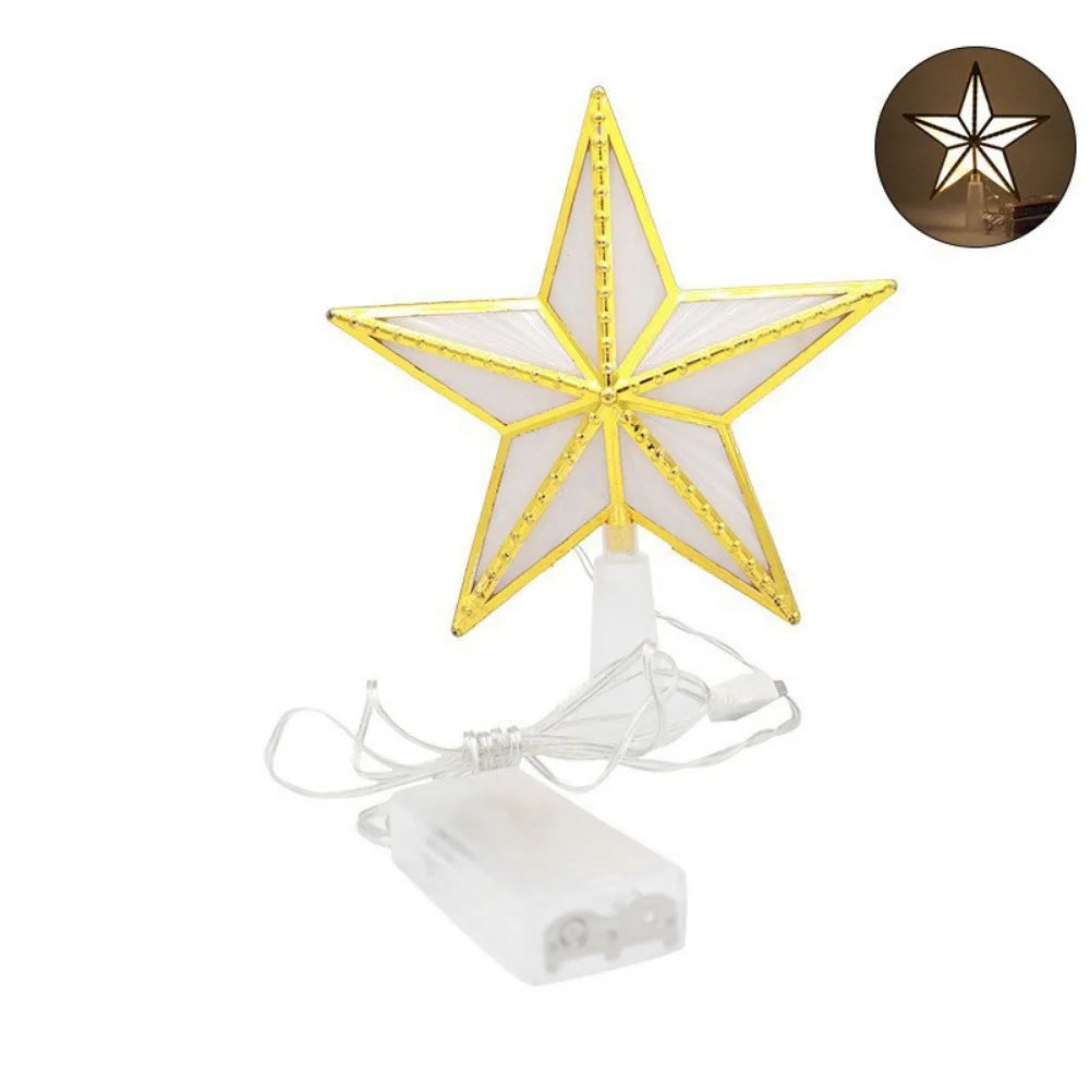 Christmas Tree Top Star Light