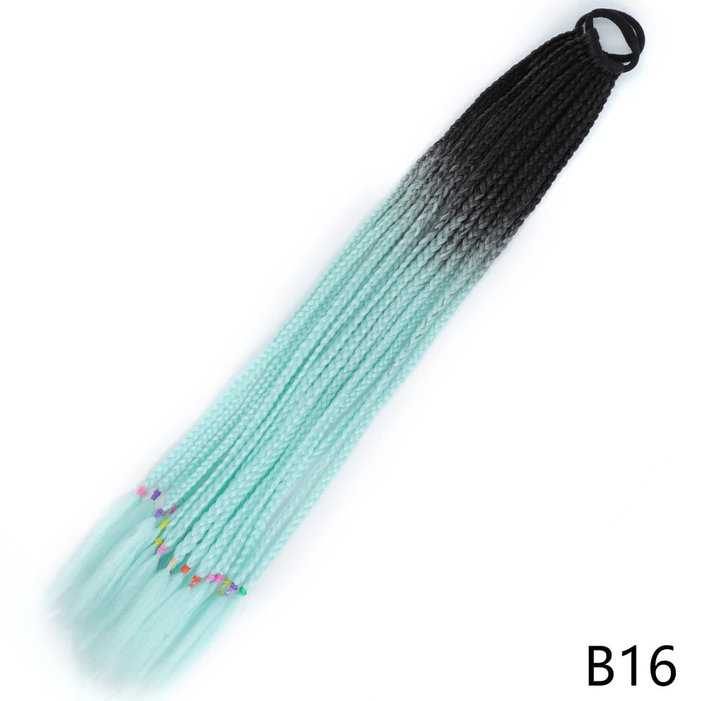 Long Braided Ponytail Hair Extensions 60CM