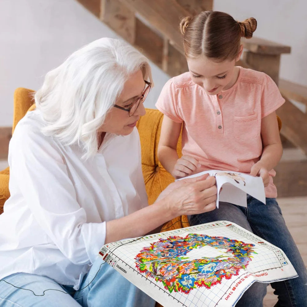 The Good Life Beginner Cross Stitch Kits DIY Crafts