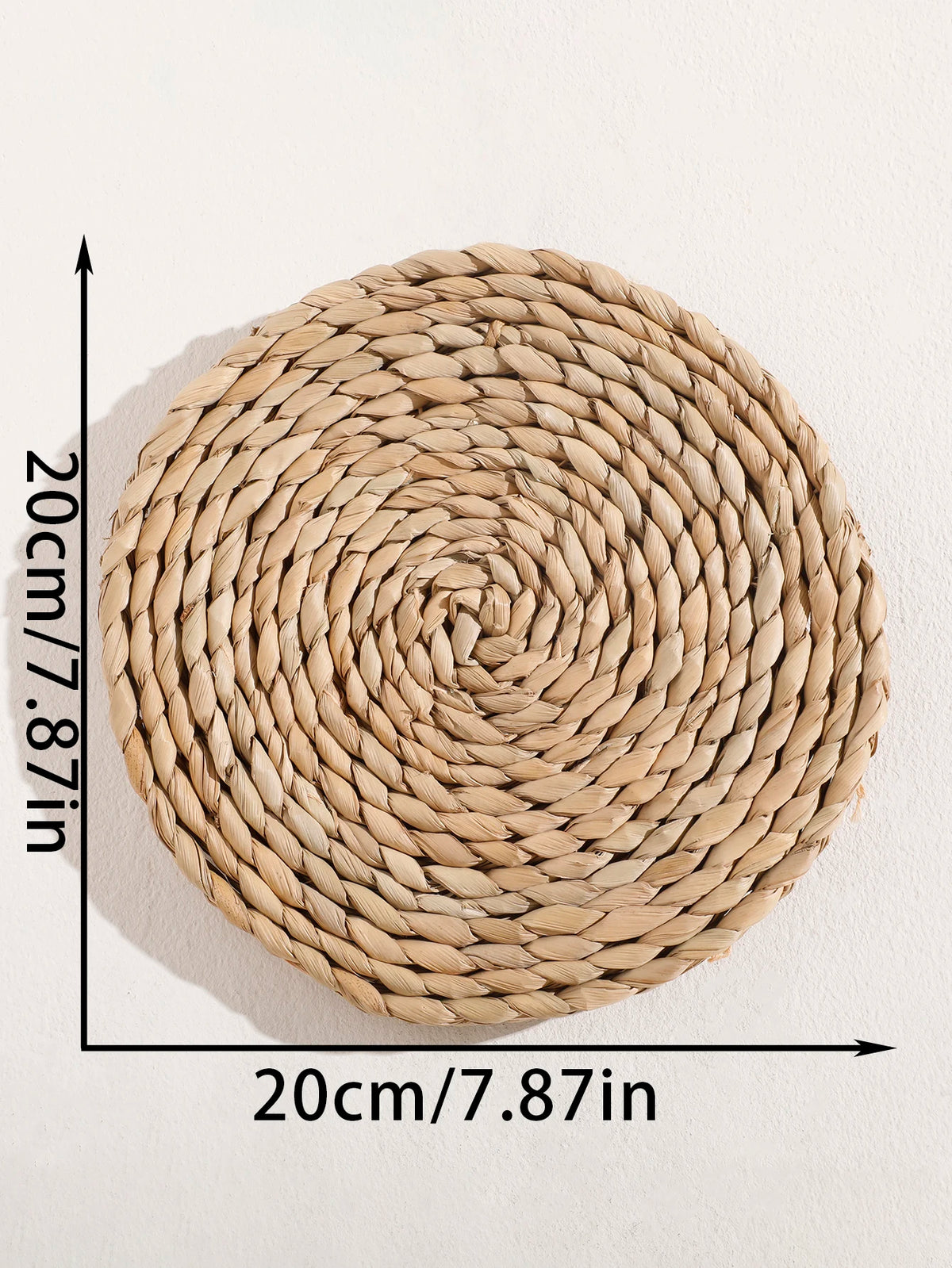 Seagrass Wall Basket Boho Home Decoration Handmade Natural Wall Art