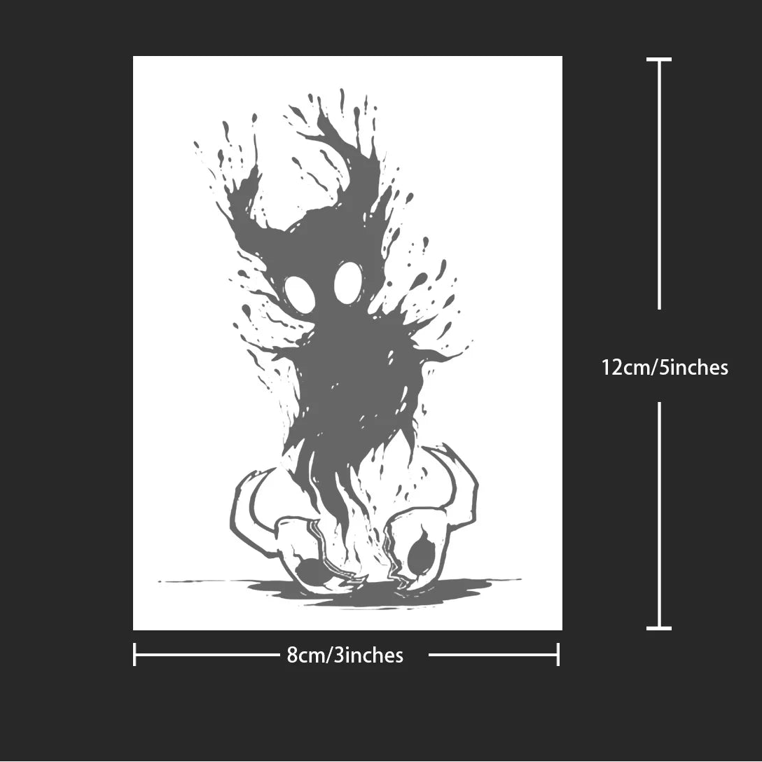 The devil is out of body Temporary Tattoo