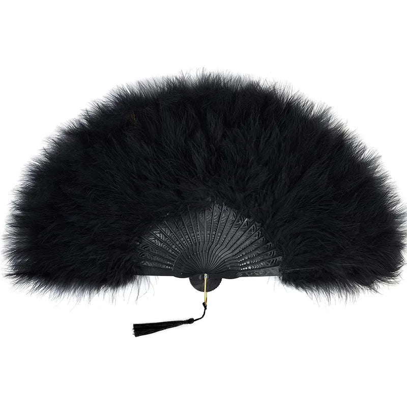 Feather Folding Fan