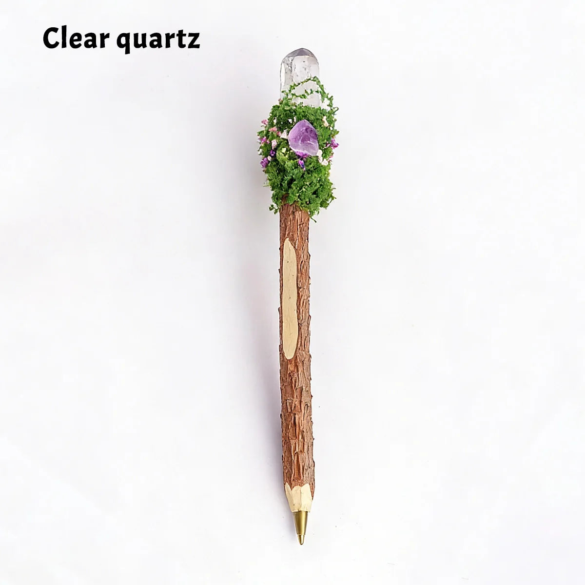 Woodland Magic Natural Crystal Stone Pen