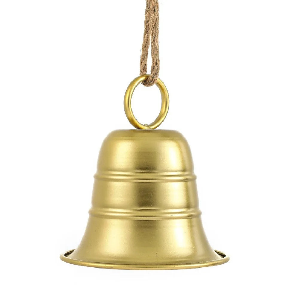 Christmas Bell Antique Style Xmas Tree Ornaments Handmade Metal Hanging Bells