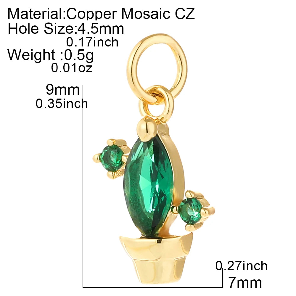 Green Charms Jewellery Making Supplies Necklace Bracelet Pendant Charms