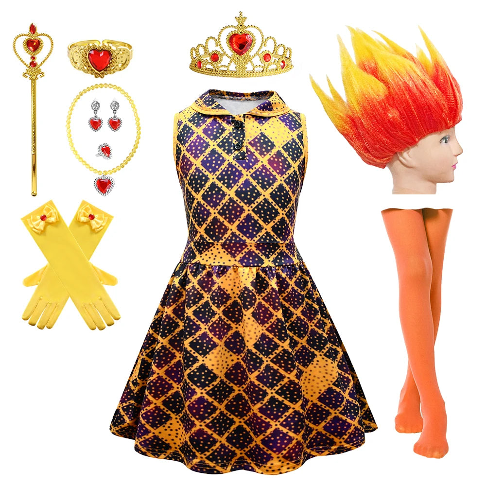 Elemental Wade and Ember Cosplay Costumes