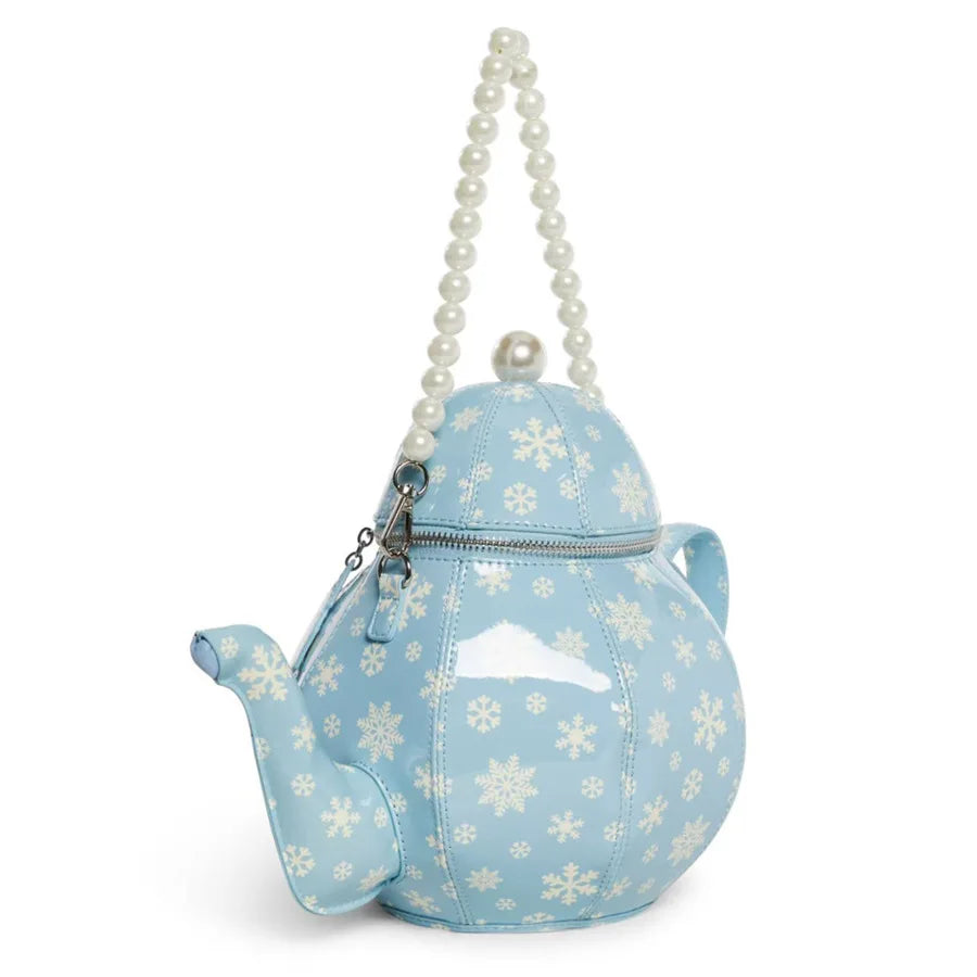 Teapot Handbags with Pearl Chains