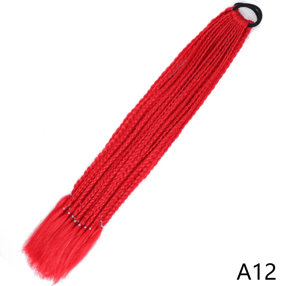 Long Braided Ponytail Hair Extensions 60CM