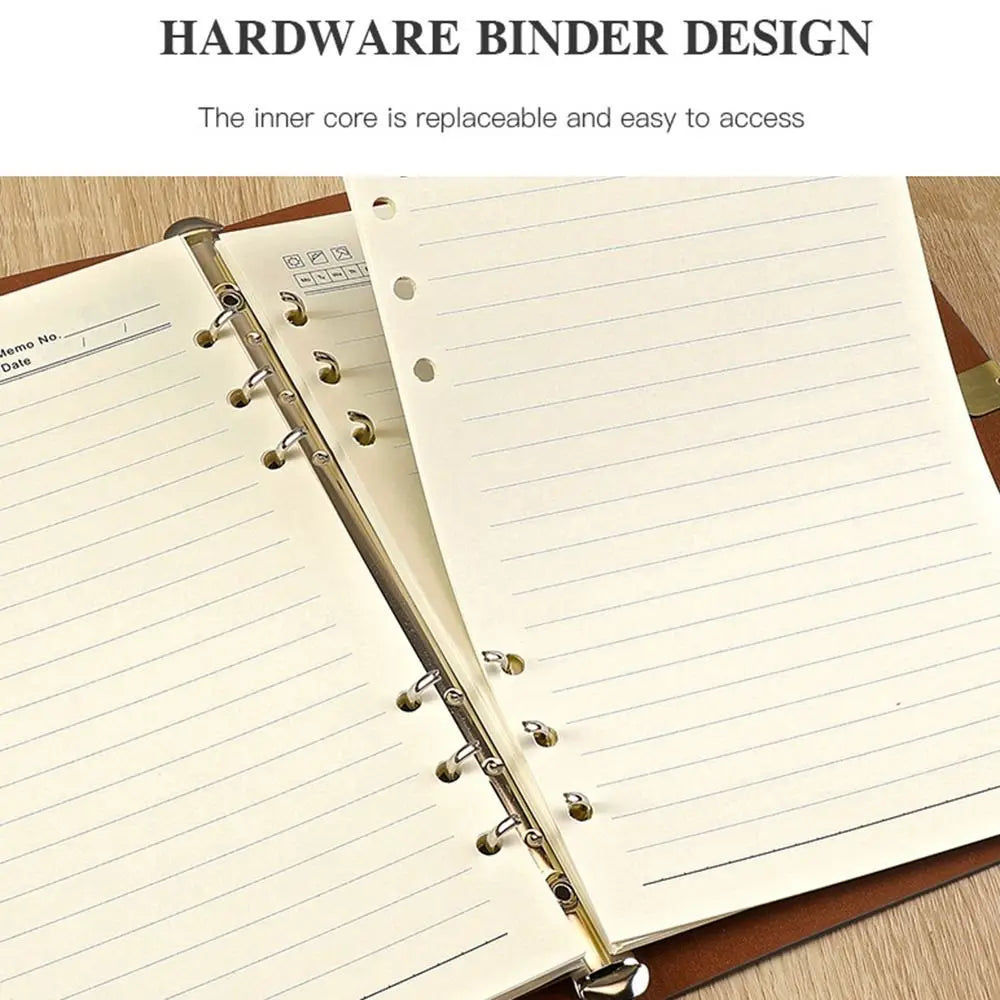 Teacher Colleague Employee Nurse Appreciation Gift 80 Sheets A5 Soft PU Leather Cover Loose-leaf Notebook