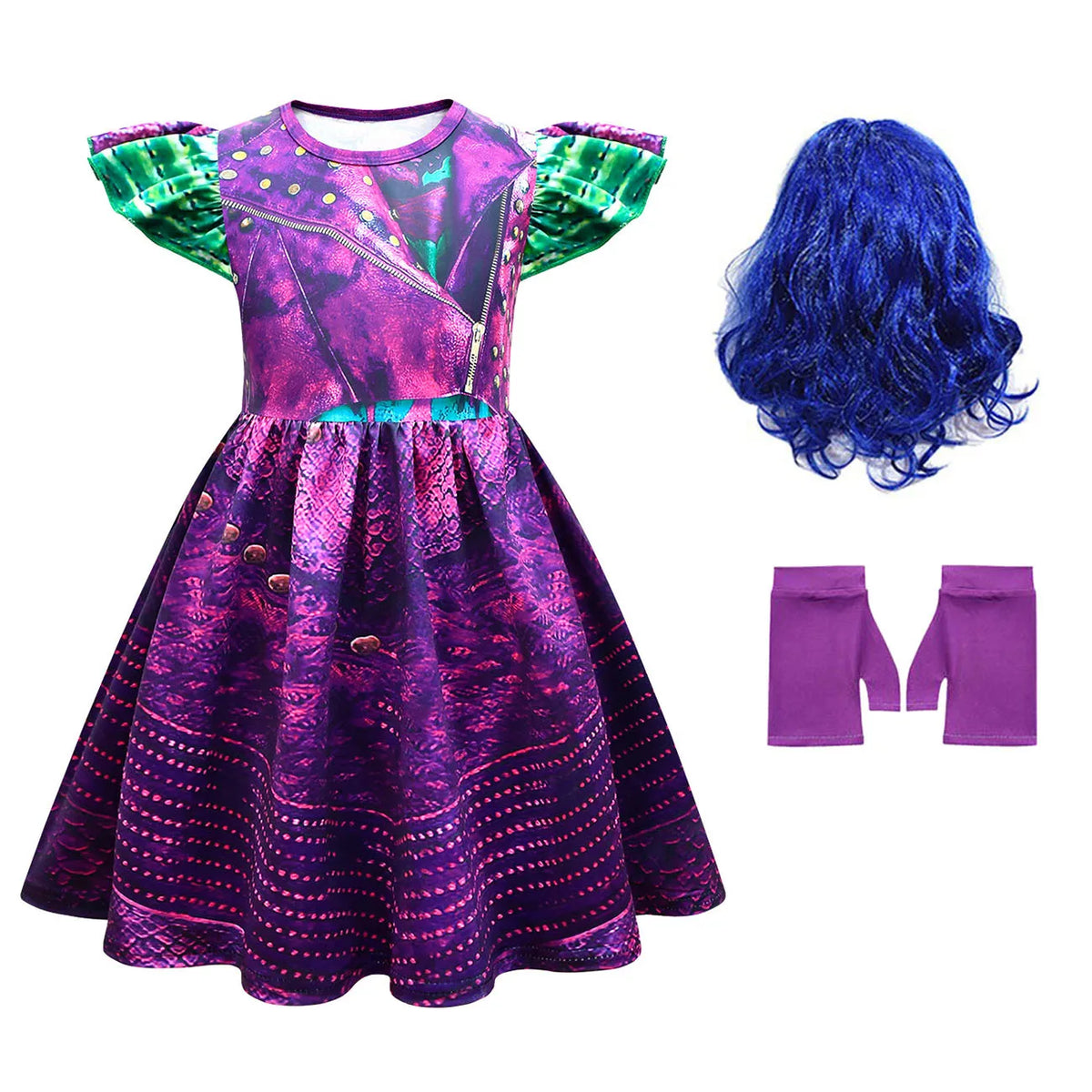 Descendants 3 Mal Evie Costumes for Girls Cosplay Costume