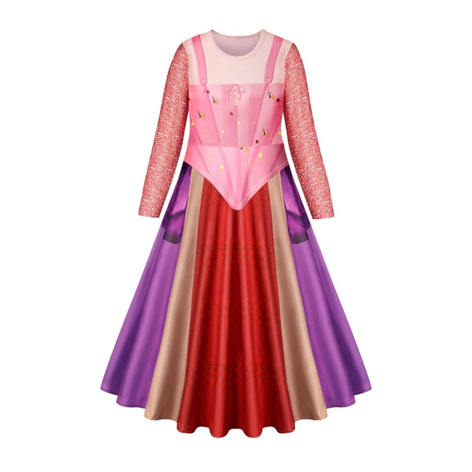 Hocus Pocus Sanderson Sisters Halloween Witch Cosplay Costume