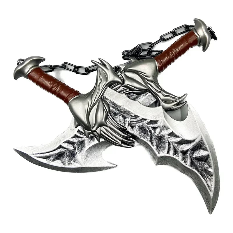 God of War Game Rubber Cosplay Props Guardian Shield Axes Blades Katana Sword
