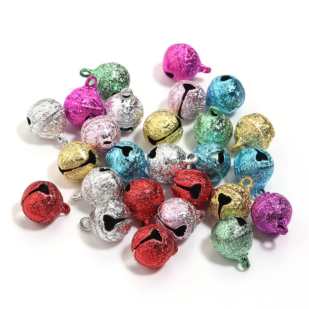 Iron Jingle Bells For DIY Christmas Tree Ornament Jewellery Making Accessories20-50pcs 6 8 10 12 14 mm