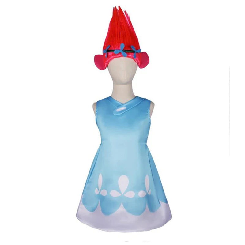 Branch and Poppy Trolls Dress Up Boys Girls Halloween Costumes