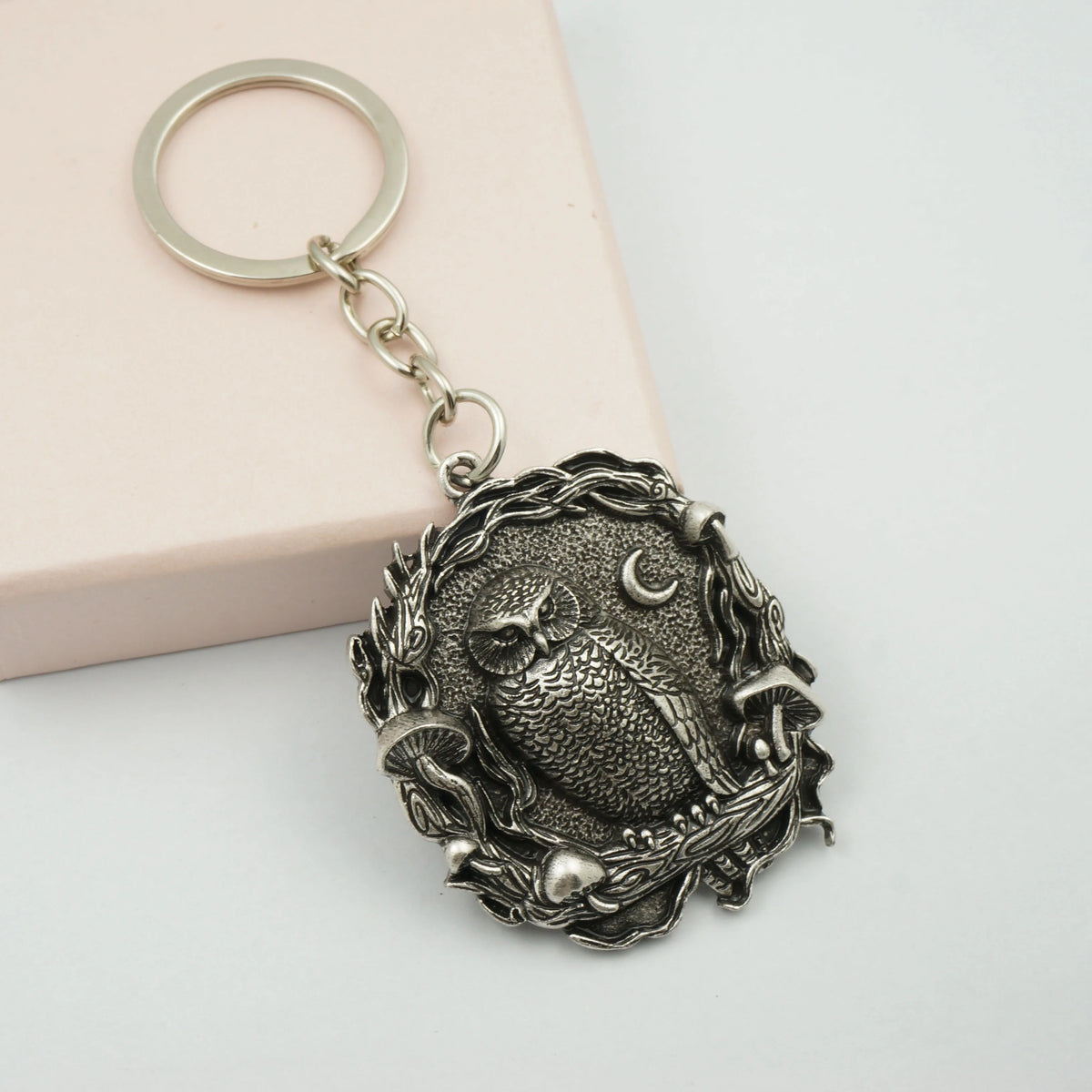 Forest Guardian Owl Keyring