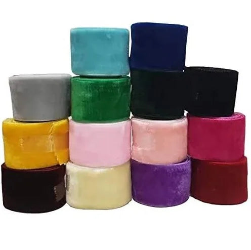 10 Yards Velvet Ribbon 16 Colours DIY Christmas Gift Packaging Bow