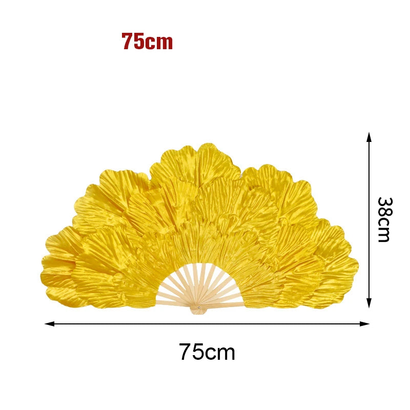 Peony Petal Fan Performance Dance Fan Double Sided