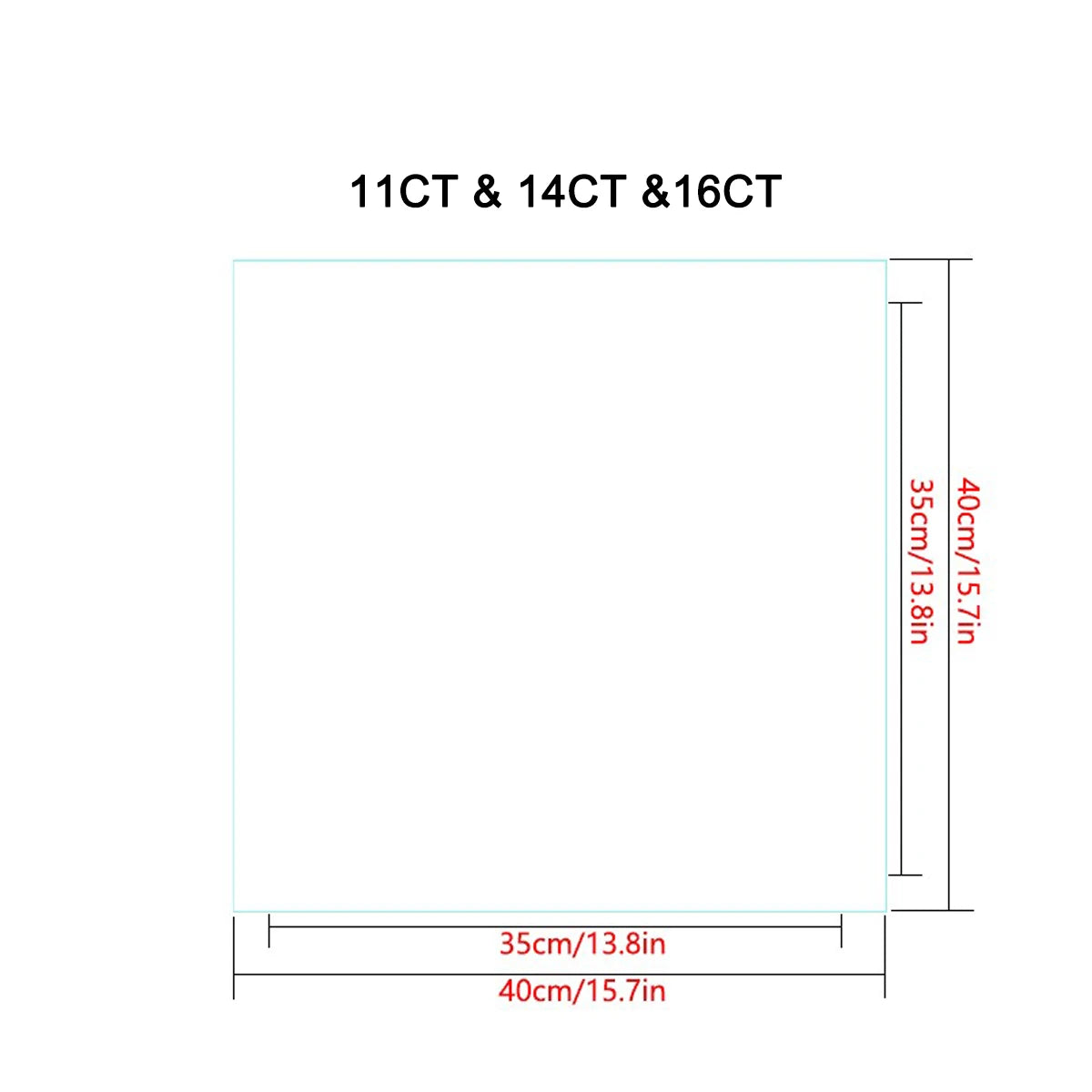 Unicorn 30X30CM Stamped Cross Stitch DIY Kit 11/14/16CT